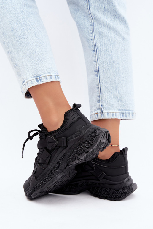 sneakers met strepen in zwarte kleur Ellery