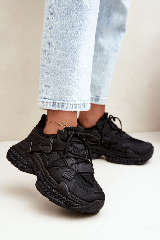 Sneaker mit Streifen in schwarzer Farbe Ellery