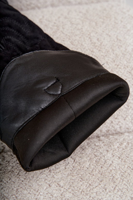 bottes hautes pour femmes de style cowboy avec talons en noir Glenor