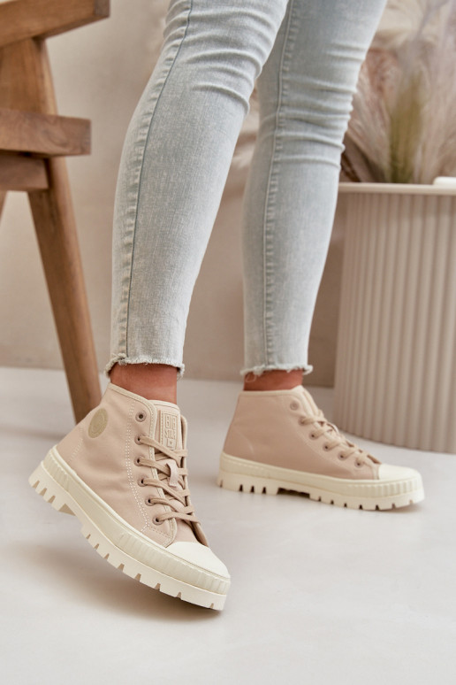 Freizeitschuhe mit Schaft Big Star OO274006 in sandfarben