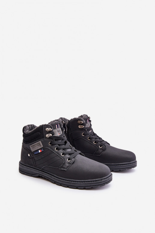 bottes isolées pour hommes McBraun en noir