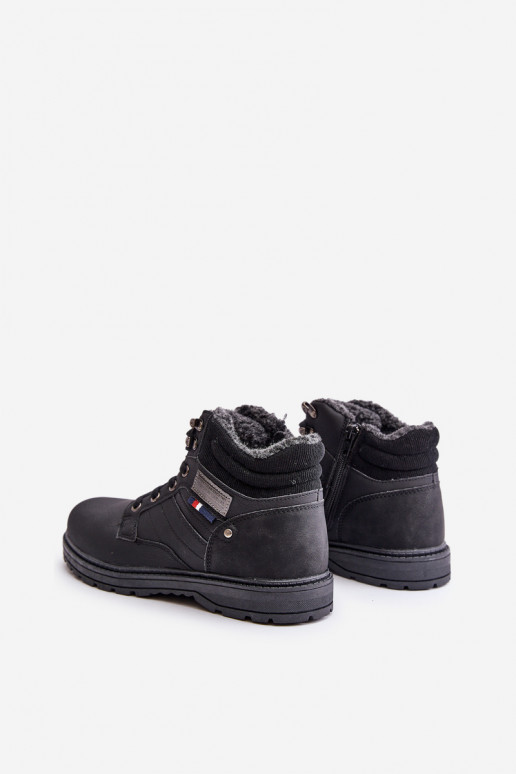 Herren isolierte Stiefel McBraun in schwarz