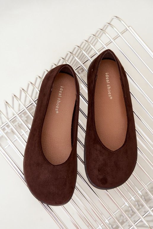 Ballerines pour femmes Barefoot en couleur chocolat Hollin