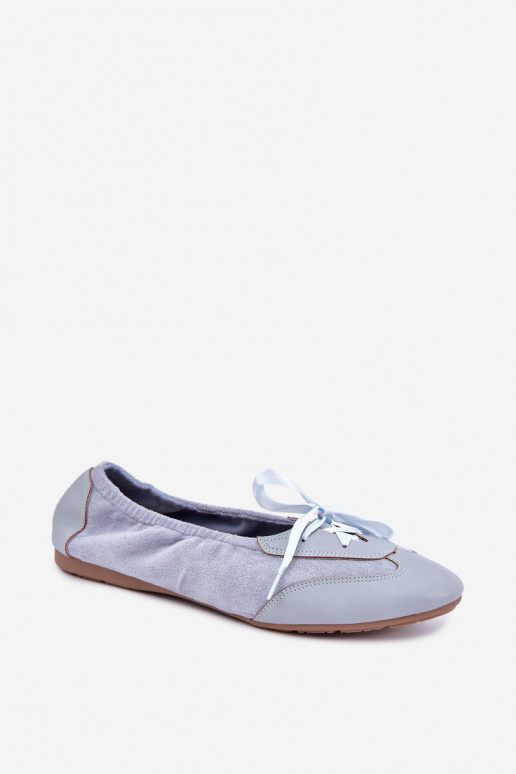Ballerines sportives bleues avec des détails élégants Peonia