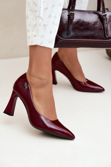 Escarpins vernis Vinceza 62328 bordeaux 2