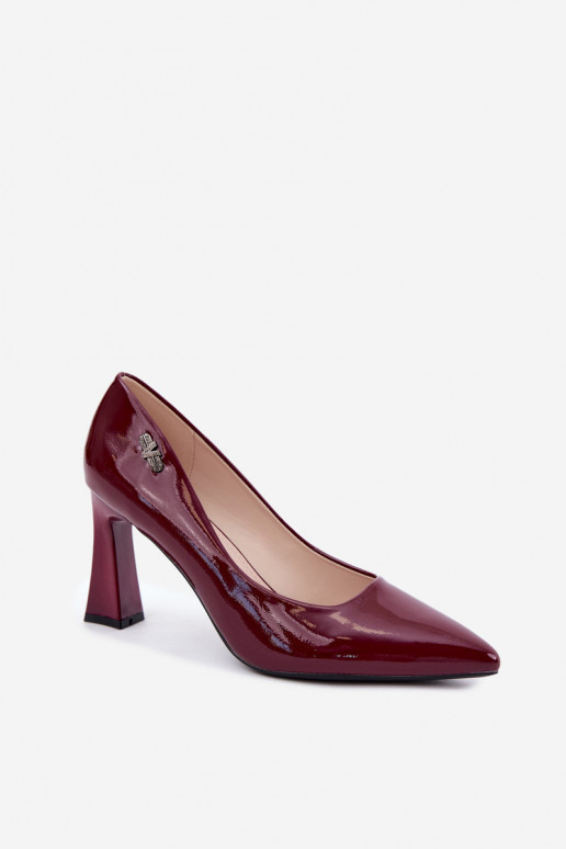 Escarpins vernis Vinceza 62328 bordeaux
