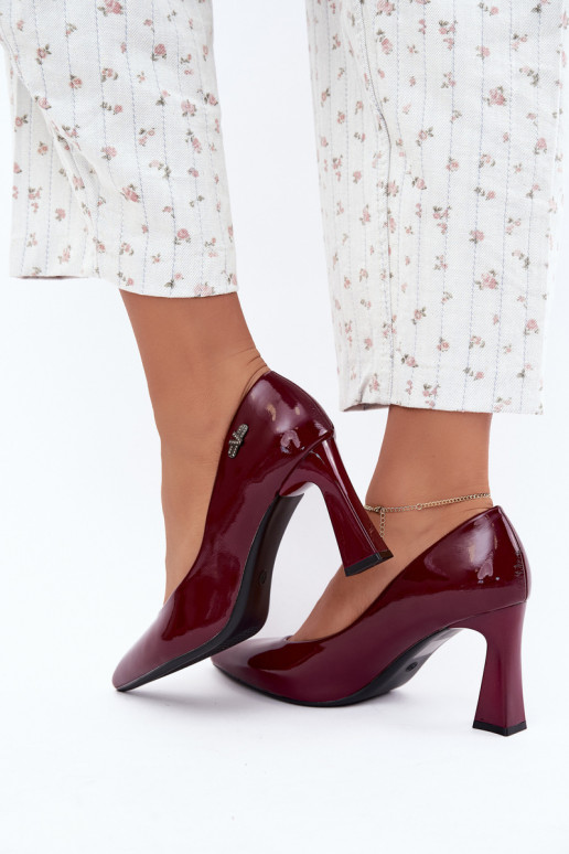 Vinceza 62328 bordeaux lackierte Schuhe