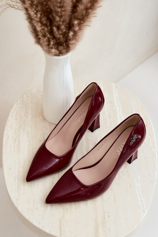 Vinceza 62328 bordeaux lakleren hakken