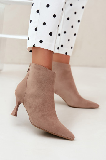 bottines isolées pour femmes avec talons en sable Elsya 2
