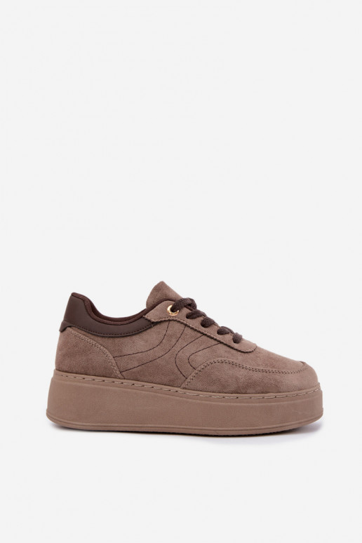 sneakers avec plateforme en sable Tai turivra