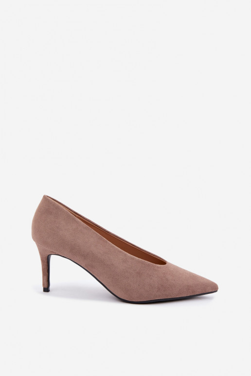 chaussures en daim pour femmes en sable Brenya