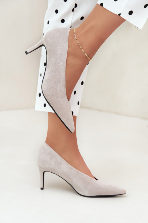 chaussures en daim pour femmes en gris Brenya
