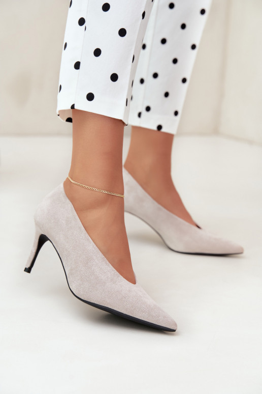 chaussures en daim pour femmes en gris Brenya