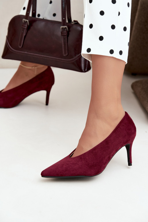 Damen Schuhe aus Wildleder in Bordeaux Brenya