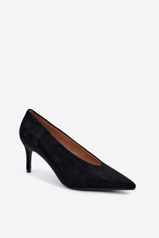 chaussures en daim pour femmes en noir Brenya