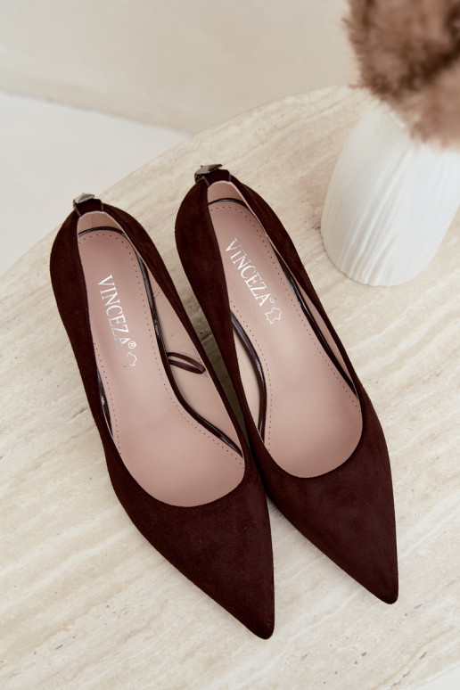 schoenen met hak Klepsydra Vinceza 62330 in bruin