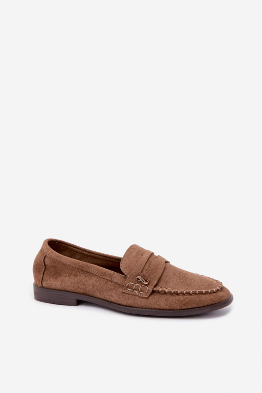 mocassins femmes avec détails décoratifs couleur marron Treya