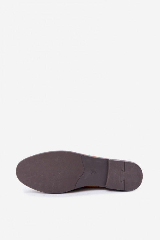 mocassins femmes avec détails décoratifs couleur marron Treya