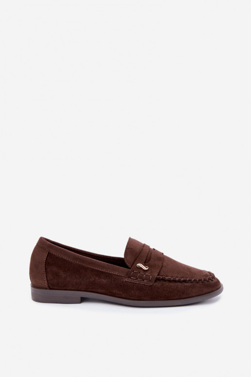 mocassins femmes avec détails décoratifs couleur marron Treya