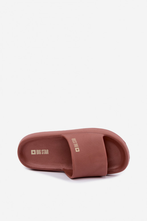 Chaussons légers pour femmes Big Star UU274088 en couleur marron