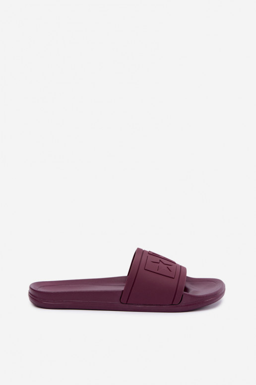 Dames slippers Big Star UU274070 in bordeaux kleur