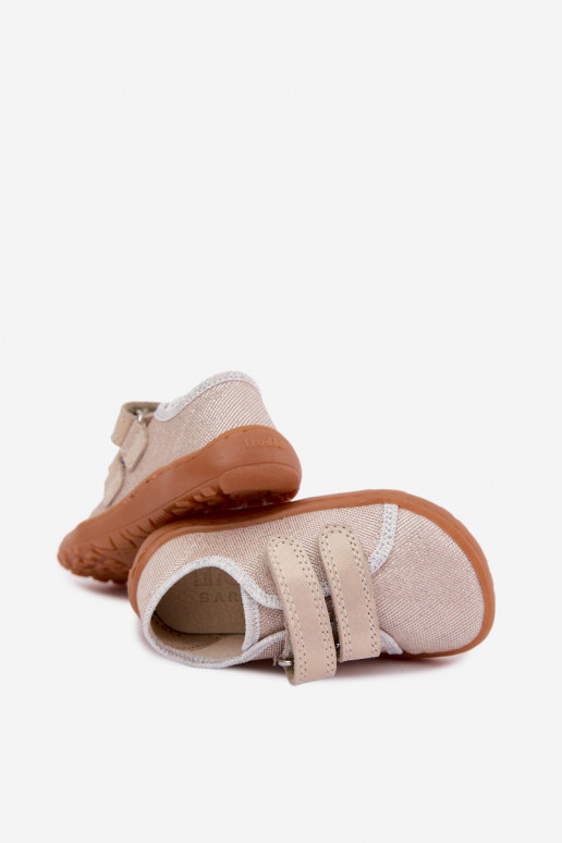 Chaussons Barefoot pour enfants Froddo Canvas G1700440-1 Or