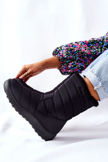 Bottes de neige pour femmes en noir Luxina 2