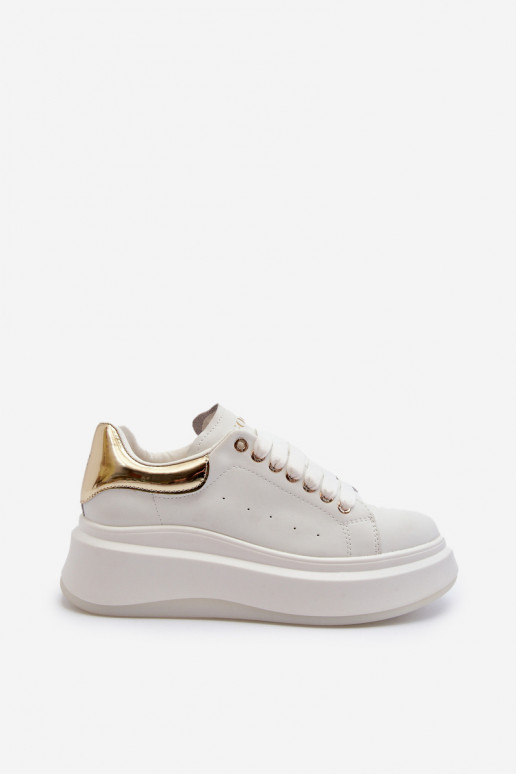 Leren dames sneakers GOE NN2N4031 wit