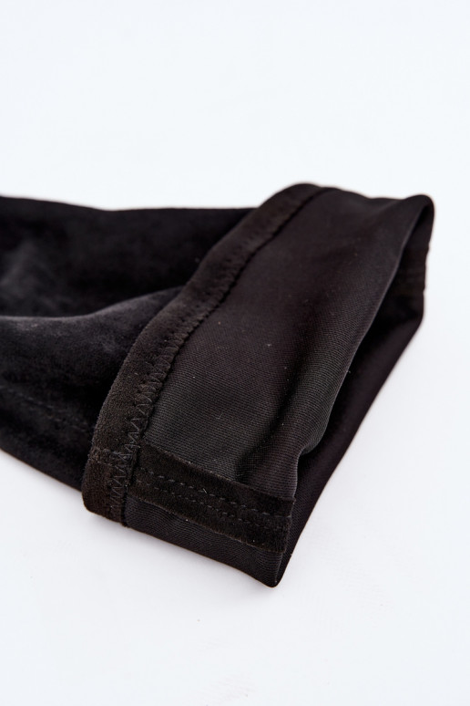 bottes hautes pour femmes avec plateforme et talon haut noir Florinne