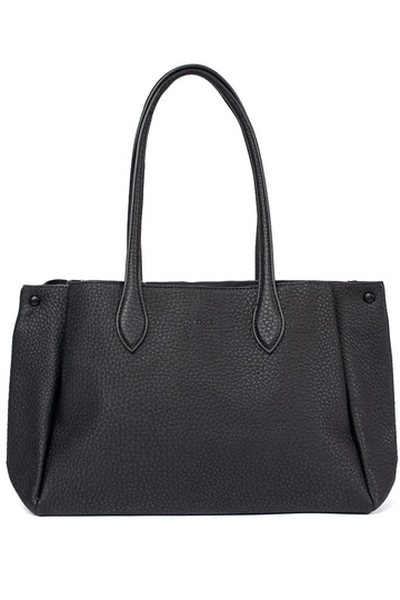 Zwarte faux leren handtas 2