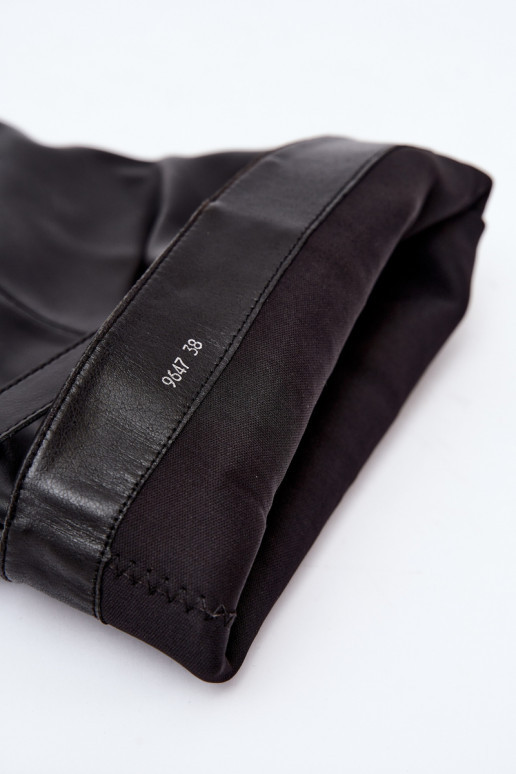 bottes hautes à enfiler avec talons et boucle en noir Jassy
