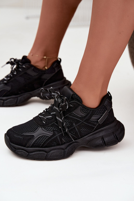 Dames sportschoenen in zwarte kleur Nerla