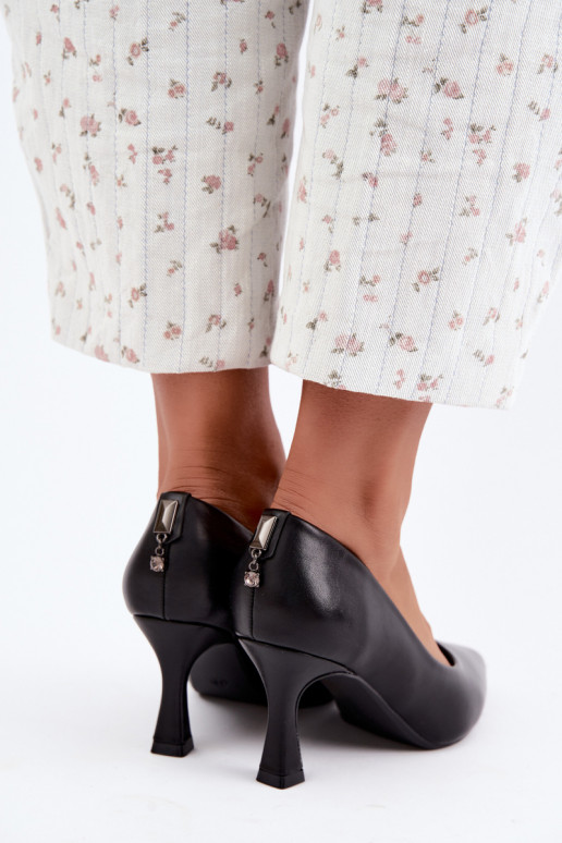 Chaussures à talons couleur noire Vinceza 62330