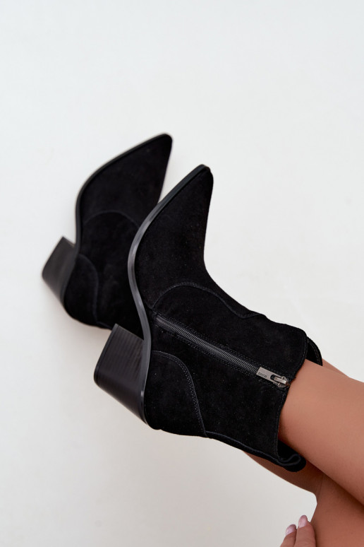 Bottines cowboy noires avec talons Big Star