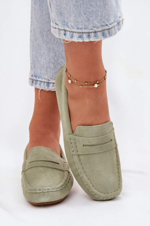 Mocassins en daim verts Big Star RR274945
