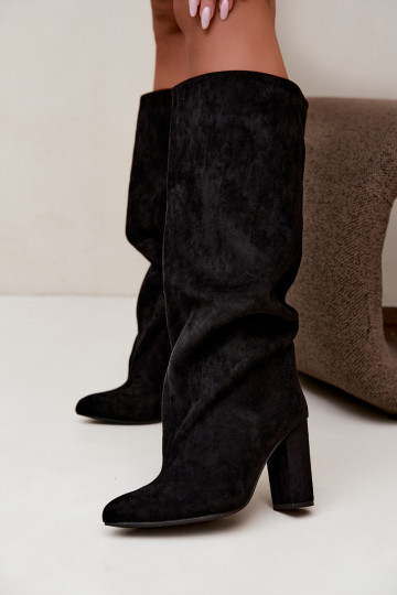 Bottines à talons en noir Adoria 2