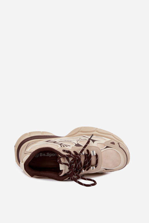 Chaussures de sport avec plateforme sable INanda