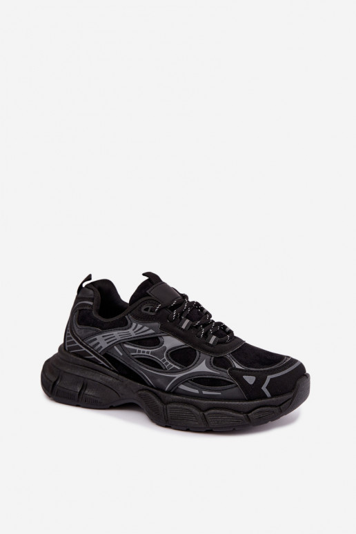 Sportliche Schuhe mit Plattform schwarz INanda