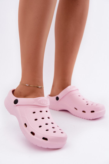 Slippers Klompen LichtgeInicht pantoffels Dames roze Aderis