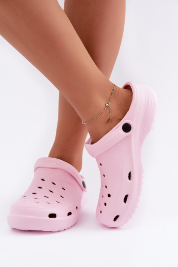 Slippers Klompen LichtgeInicht pantoffels Dames roze Aderis 2