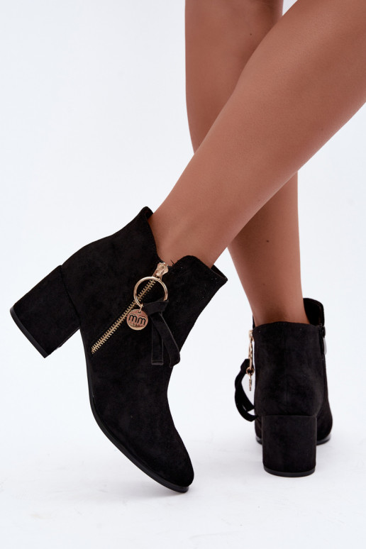 Bottines Imara couleur noire avec talons