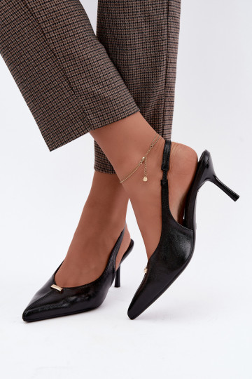 Escarpins noirs Inessae avec détails décoratifs 2