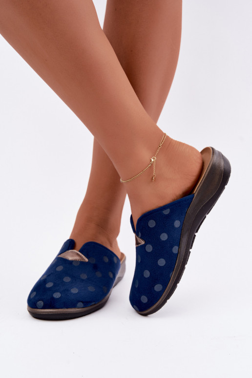 Dames slippers Inblu OD000014 donkerblauw
