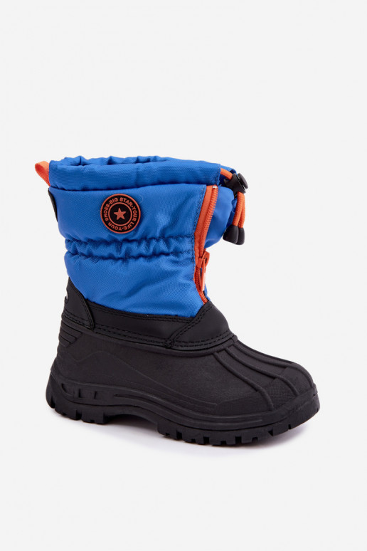 Bottes à neige pour enfants bleu-noir Big Star SS374032