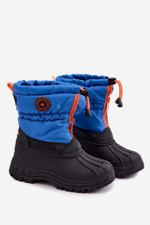 Bottes à neige pour enfants bleu-noir Big Star SS374032