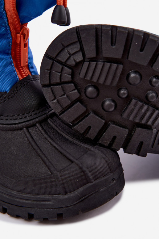 Bottes à neige pour enfants bleu-noir Big Star SS374032