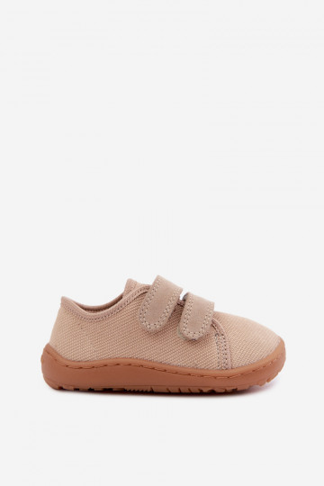Chaussons pour enfants couleur sable Barefoot Froddo Canvas G1700440-22 2