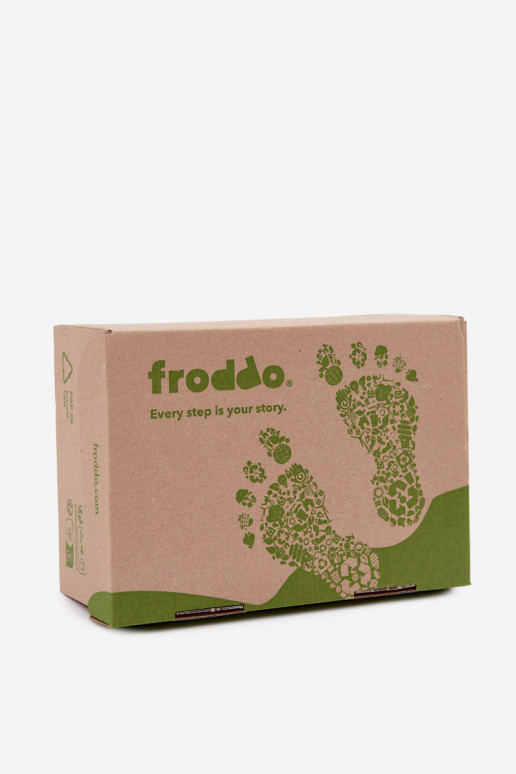 Donkerblauwe kindersuède schoenen Barefoot Froddo G2110157