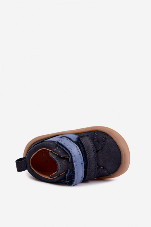 Donkerblauwe leren kinderschoenen Barefoot Froddo G2130380