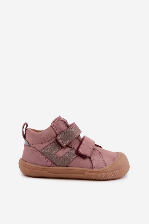 Leren schoenen voor kinderen Barefoot FRODDO G2130380-3 in roze
